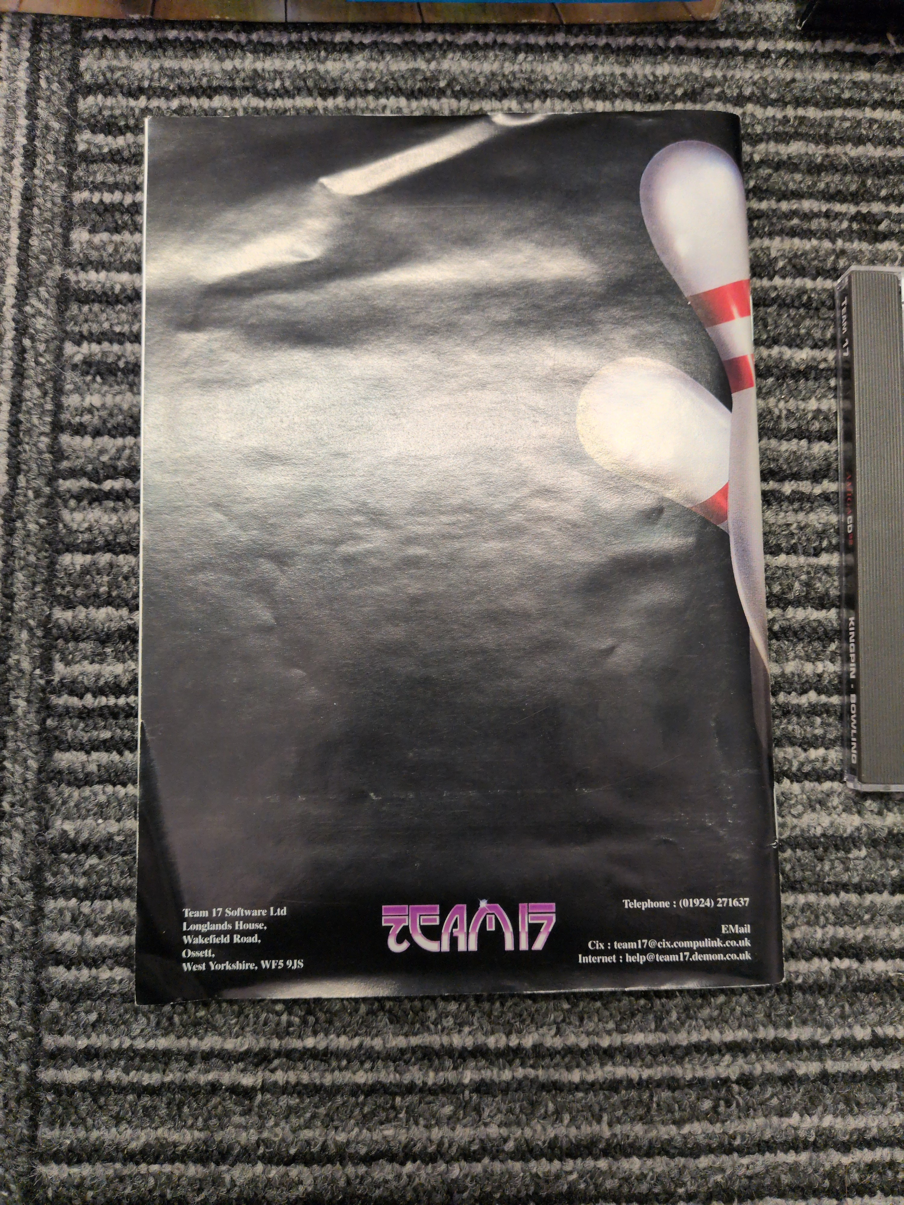 Kingpin Arcade Sports Bowling Commodore Amiga CD32 game Kingpin Arcade Sports Bowling Commodore Amiga CD32 game